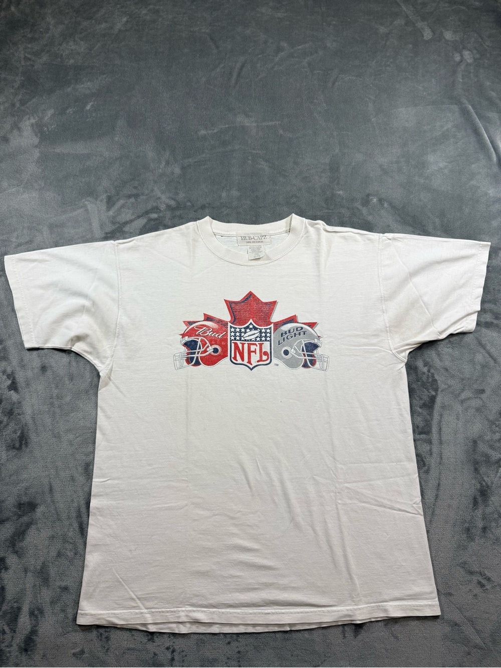 Vintage NFL Budweiser / Budlight Monday Nite Party Promo Shirt Hubcapz Size XL